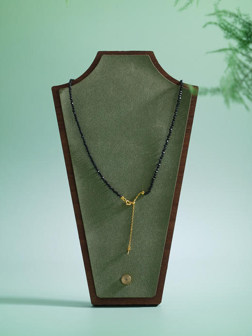 子佩集【深海絮语】银S925珍珠惜王妃项链【ZZXL001】2mm黑珠14-17mm扁珠巴洛克双色2601 商品图9