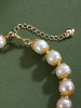 子佩集【风华灼灼】珍珠惜王妃手链【ZSL307】9mm珠镀金花托花片2601 商品缩略图6