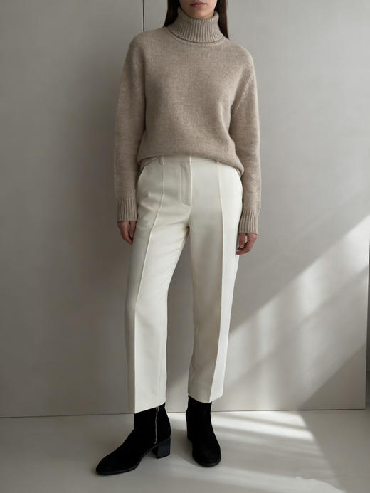 115-6 亏清 off胎牛绒 手工靴 内外底全皮 真纳底车线 双拉链 能小跑 切尔西短靴 商品图6