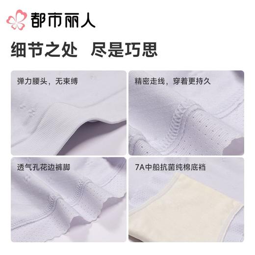都市丽人内裤女士内裤锦氨内裤宽版包覆内裤LKC5F3 商品图3