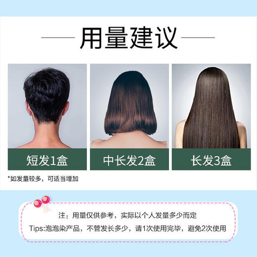 【日韩潮色轻松染❗️温和亲肤低刺激】施华蔻染发膏泡泡染发剂自己在家染膏泡沫女蓝黑色蜜糖醇棕。jc 商品图3