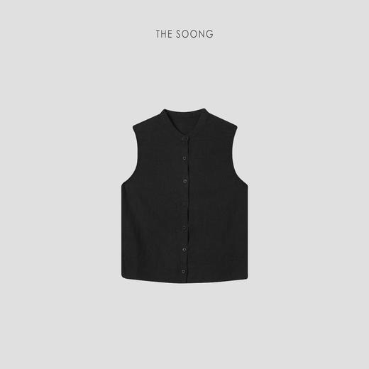 THESOONG |"极简加法”100%甄选汉麻无袖开衫背心马甲HZWT3816 商品图2