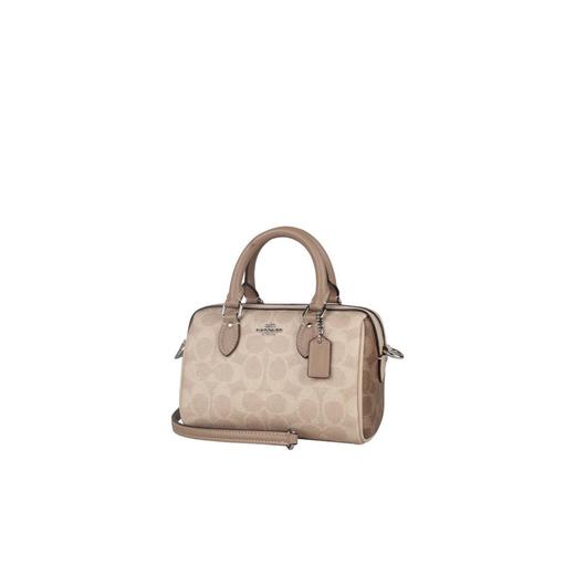 COACH 奥莱款女士PVC配皮单肩斜挎手提包CW330SVXCU 商品图1