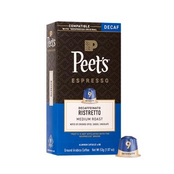 皮爷咖啡peets胶囊强度9微量咖啡因精粹浓缩进口53g(10*5.3g)【新包装】 /水饮冲调 /咖啡 /胶囊咖啡 商品图0