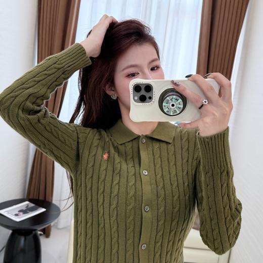 【只可换码 不退货】拉夫劳伦 绞花翻领开衫 渠道货无领标！！！（EJ） 商品图3