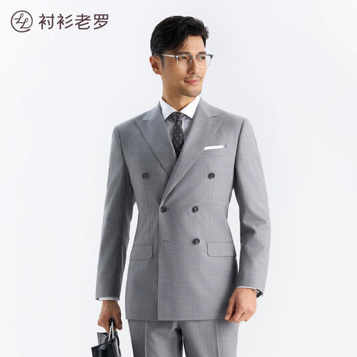 商务高端气质双排扣套西西装西服单件上装257Y7S527N[门店专款] 商品图0