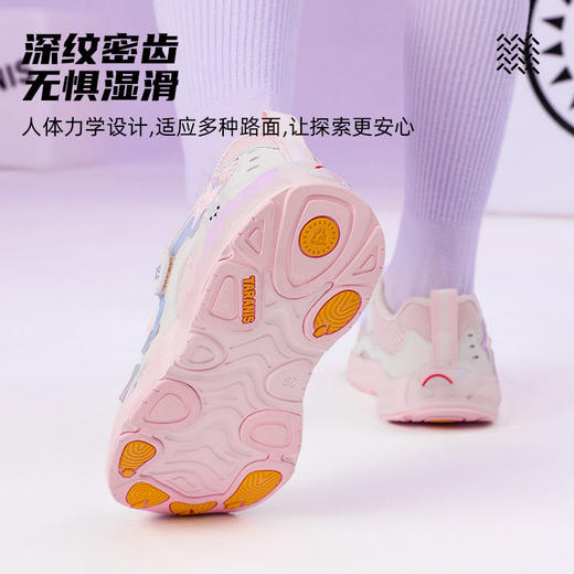 泰兰尼斯童鞋26春季新款运动鞋甜酷公主女童户外休闲鞋大网孔透气T01X6A8622 商品图3