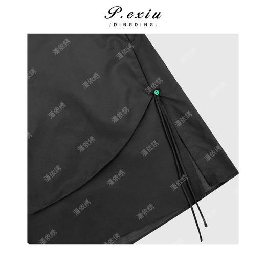 04-6潘依绣丁丁宠粉新中式国风圆领衬衫外套Q20011 商品图2