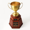 奖杯定制纯铜实木创意高档大气年会颁奖优秀员工团队销售冠军奖牌 商品缩略图3