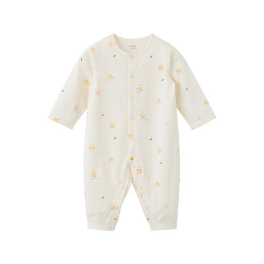 怡比萌鸡跳跳长袖开襟哈衣HY26SPN200黄色调（59#-90#） 商品图7