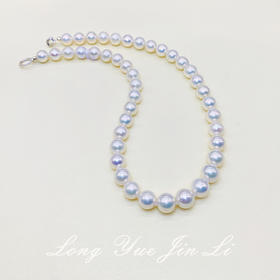 珍珠项链（淡水）；9-10mm