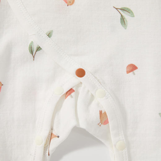 怡比快乐小狐狸长袖系带哈衣HY26SPN115白色调（52#-59#） 商品图9