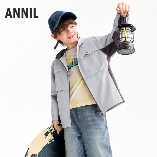 【实体店同款】男童梭织外套春季新款安奈儿童装AB615139 商品图2