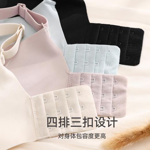 芬腾女士内衣无钢圈性感蕾丝文胸小胸聚拢上托防下垂舒适透气胸罩 商品图4