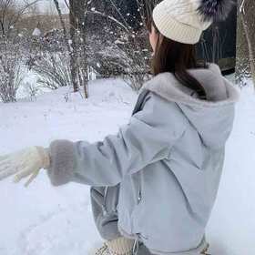  这件仿貂绒连帽外套火了！比大衣保暖，比羽绒服好看～