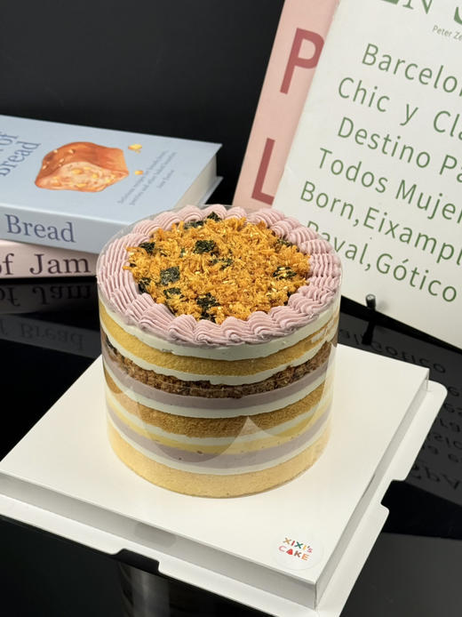 芋泥豆乳肉松裸蛋糕 商品图3