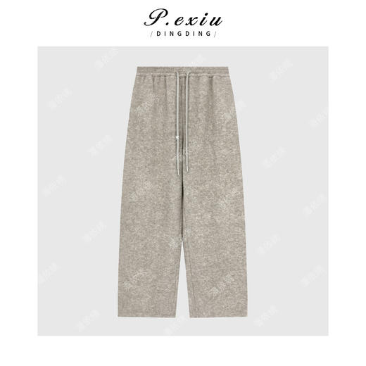 04-2潘依绣丁丁宠粉羊毛极简风时髦通勤显瘦外套弯刀裤套装W-63688 商品图2