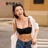 都市丽人内衣B杯中厚文胸网布内衣无痕内衣3/4杯内衣软尺码内衣三排四扣树脂胶圈LBC1B5 商品缩略图1