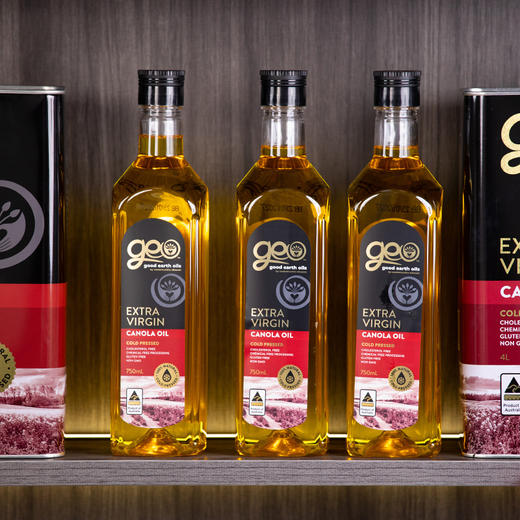 特级初榨芥花油 澳洲原装进口 冷榨工艺  非化学萃取 烟点高达200+ 可热炒 Omega-3含量10%不含反式脂肪酸 芥酸含量0 GEO 商品图6