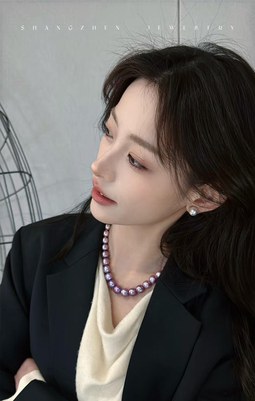 九紫离火运年必备紫气东来进口施华洛珍珠项链 商品图4