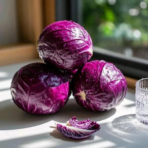【产地直发❗山东紫甘蓝】农家自种现摘现发，露天种植蔬菜，肉质脆嫩营养美味，包邮当季蔬菜紫甘蓝L 商品图1