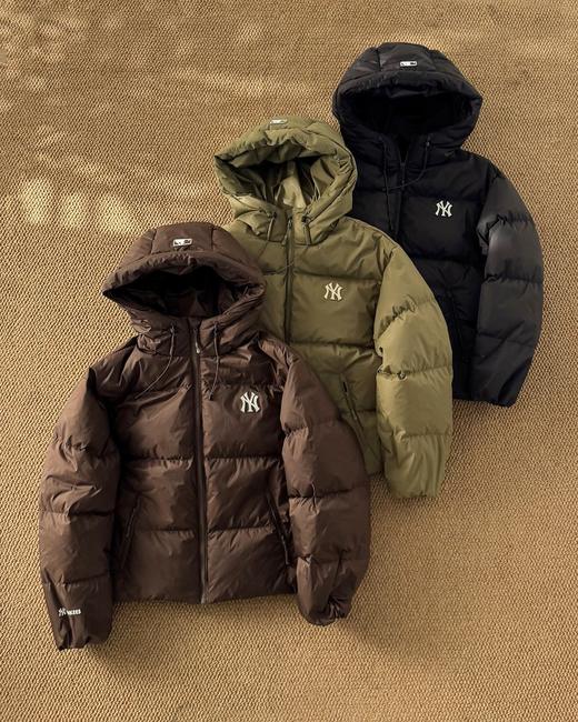 跨年售后 MLB张凌赫同款冬季男女款连帽加绒羽绒服 yh 340008 商品图0