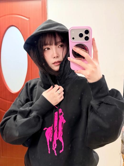 【只可换码 不退货】拉夫劳伦 粉色马 25时限定款 连帽卫衣 渠道货无领标！！！（EJ） 商品图6