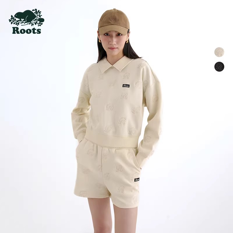 【2件9折】【ROOTS】女式休闲POLO上衣