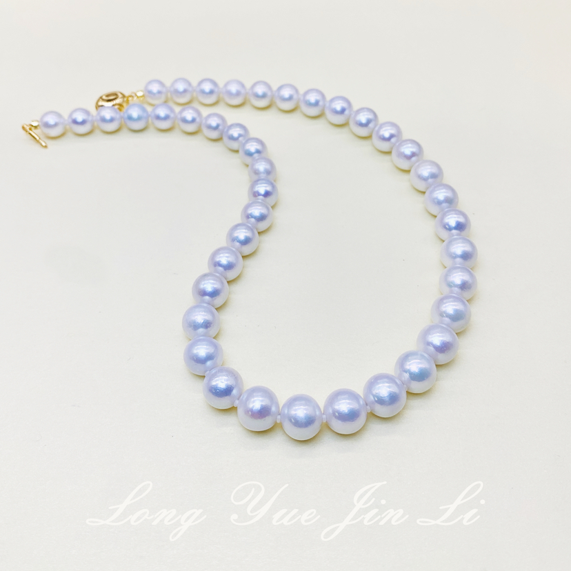 珍珠项链（淡水）；9-11mm