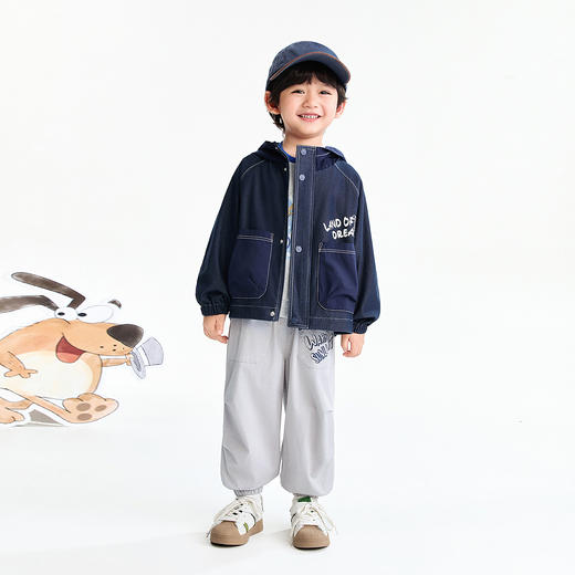 【实体店同款】男童夹克外套春季新款安奈儿童装XB615084 商品图3