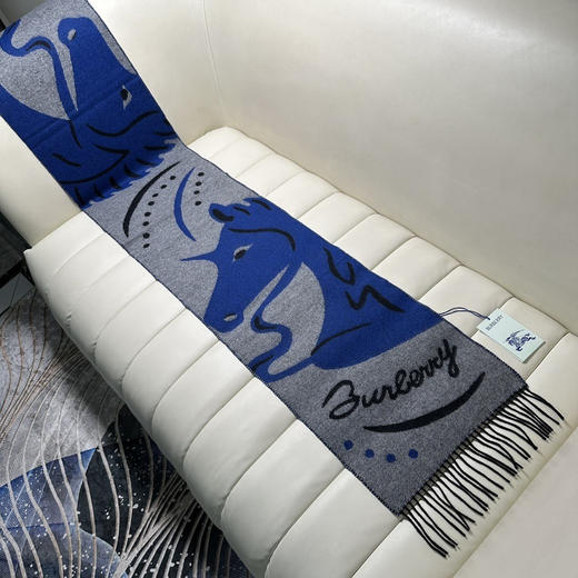 秋冬特惠💰260 巴宝莉围巾【马年福利】新款战马羊毛围巾特别飒的一款，男女同款 商品图6