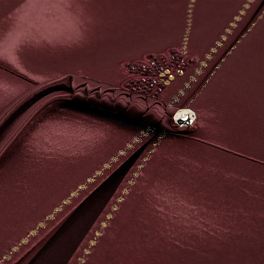 RE802斯尔丽26春季新款无袖连衣裙搭悬垂V领外套套装 商品图6