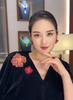 GAONAS  璀璨华丽老钱红色花朵耳环11905ZR 商品缩略图3