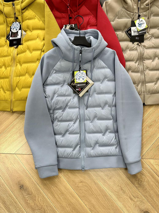 品牌原单连帽男女同款白鸭绒休闲羽绒服 商品图13