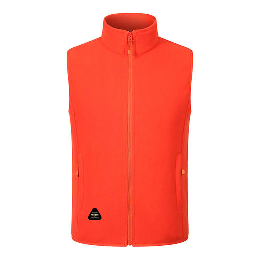 自由基地新款超细摇粒绒衫保暖马甲内穿户外轻量百搭男女拉链背心 NMJ-2030 商品图5