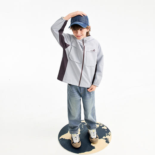 【实体店同款】男童梭织外套春季新款安奈儿童装AB615139 商品图3
