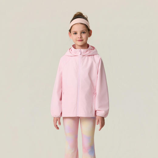 马克珍妮户外运动女童收腰软壳外套2026年春装新款560228 商品图1