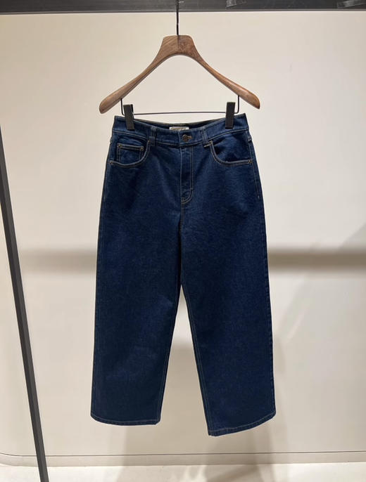 113-2 独家圆正 小禾 马上封侯 章仔 棉弹 小直筒 九分牛仔裤 我穿30码宽松合适 商品图0