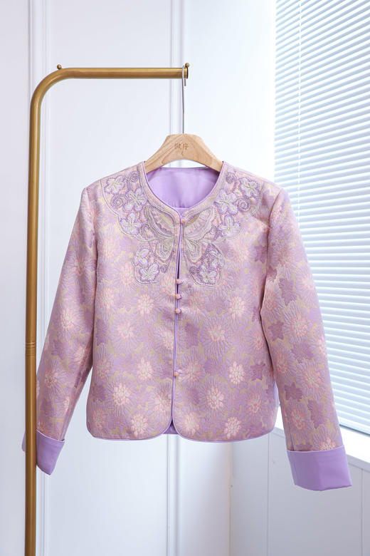 香炉紫烟|国风蝶影刺绣外套 商品图0