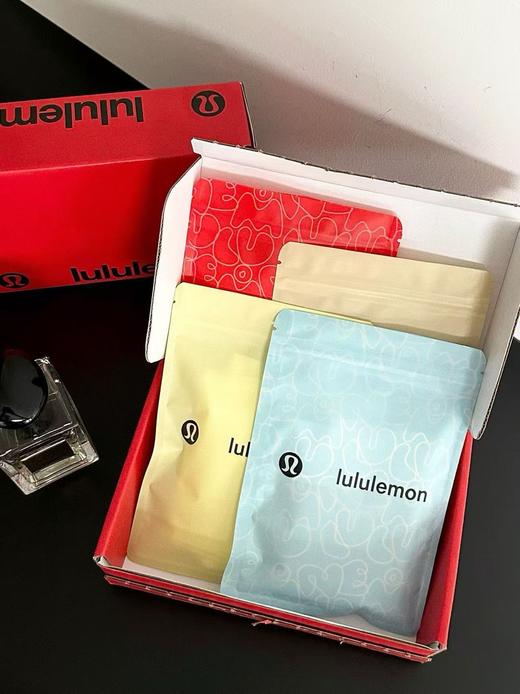 lulu磨毛红色系礼盒中腰内裤 /一盒4条装 ! 商品图2