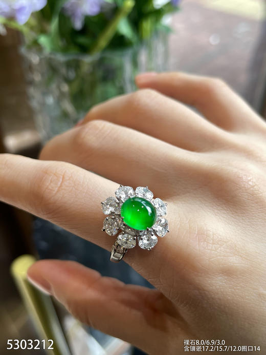 5303212，蛋面戒指。具体价格微信咨询 商品图3