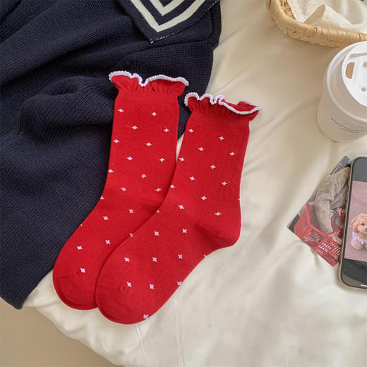 基础简约女袜中款袜子纪念日百货门店同款164901163 商品图2