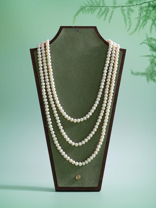 子佩集【恒慕交织】珍珠惜王妃毛衣链【ZZMYL007】6mm珠三层2601 商品图9