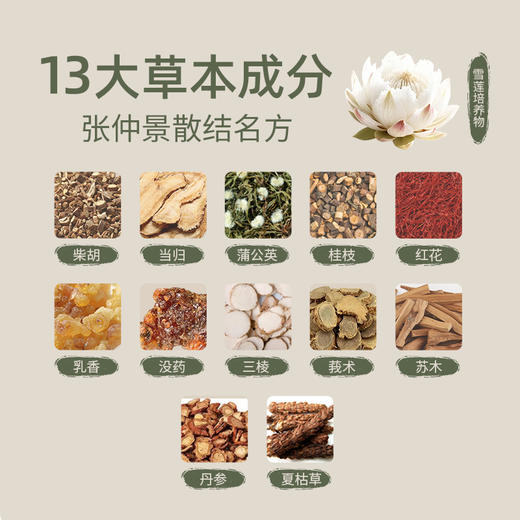 【会员专享】后辰药灸发热雪莲乳腺贴🔥雪莲暖通，给乳腺放松，胸不痛了睡觉也香了~ 商品图2