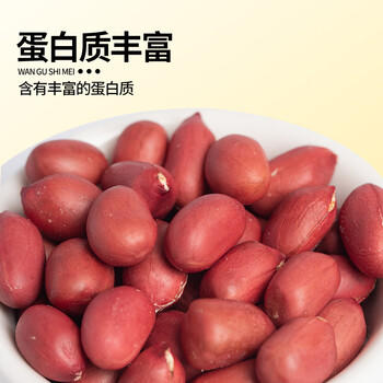 万谷食美红花生1斤 红皮花生仁 红花生米 五谷杂粮 /粮油调味 /杂粮 /谷米类 商品图0