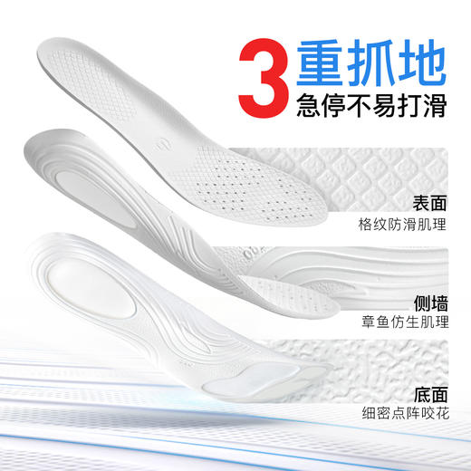 【Poron缓震】小李子李质造足球运动训练PORON双重缓震透气鞋垫成人男女 商品图2