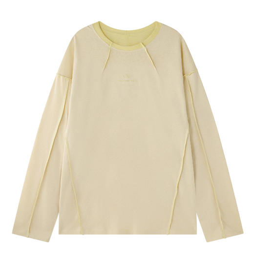 BJHG不计后果长袖t恤男款春季圆领卫衣美式宽松叠穿内搭打底衫女 商品图3