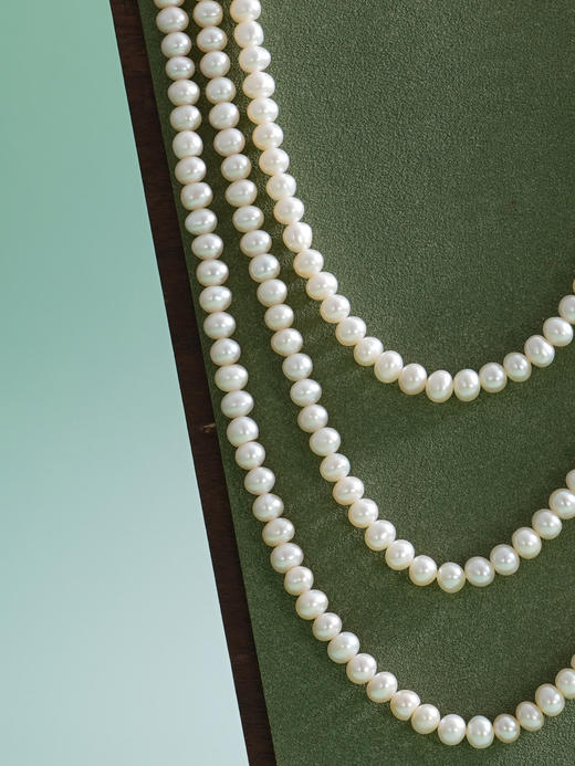 子佩集【恒慕交织】珍珠惜王妃毛衣链【ZZMYL007】6mm珠三层2601 商品图3