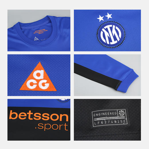 小李子NIKE耐克国际米兰ACG系列球迷版长袖球衣成人男IB3144-413 商品图3