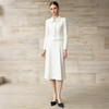 IWY/米白色西装套裙女高级感气质通勤职业装美容院前台工作服WCS357 商品缩略图1